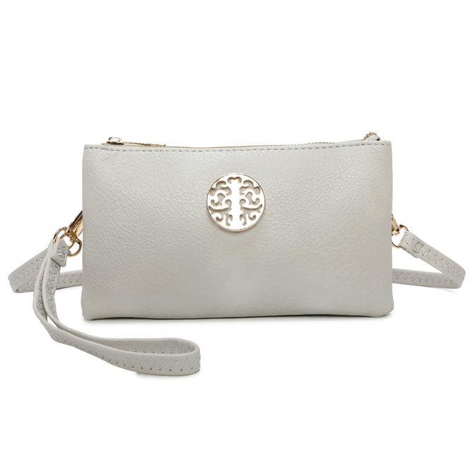 Craze London Womens Wristlet Crossbody Bag