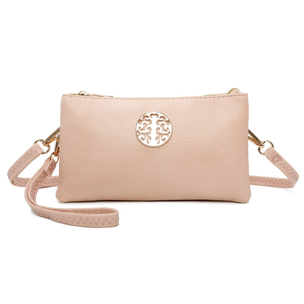 Craze London Womens Wristlet Crossbody Bag