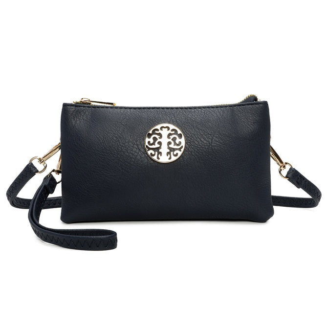 Craze London Womens Wristlet Crossbody Bag