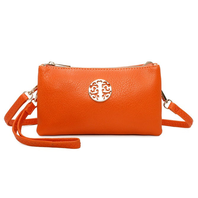 Craze London Womens Wristlet Crossbody Bag