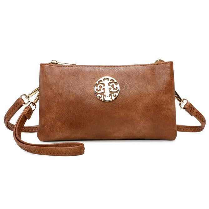 Craze London Womens Wristlet Crossbody Bag
