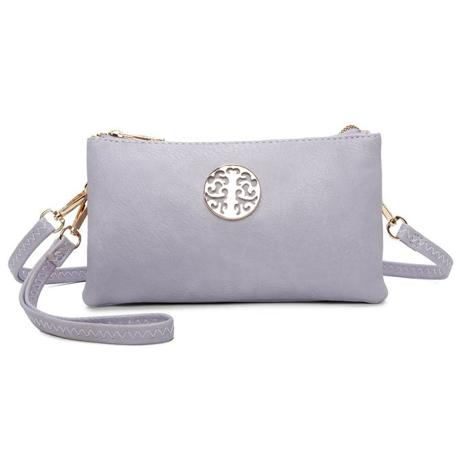 Craze London Womens Wristlet Crossbody Bag