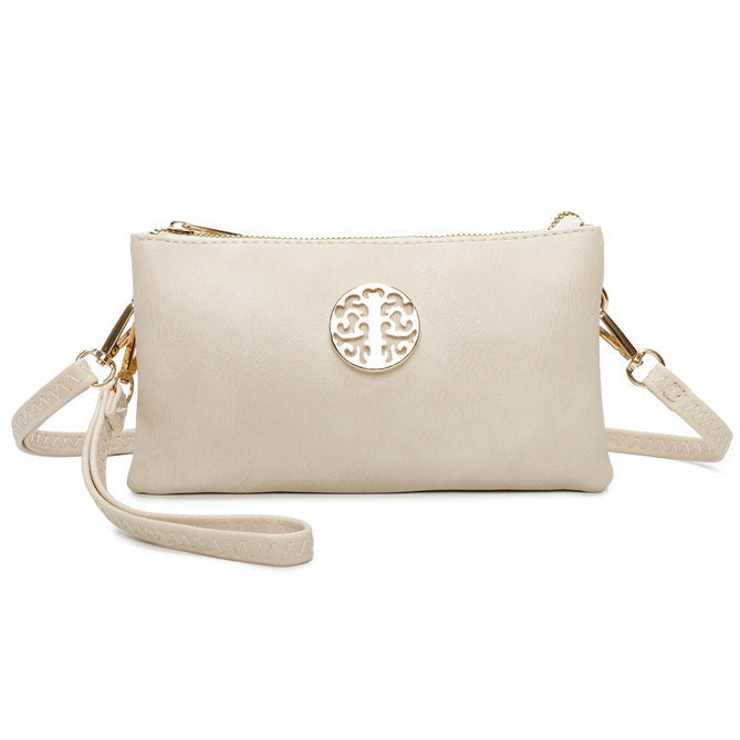 Craze London Womens Wristlet Crossbody Bag