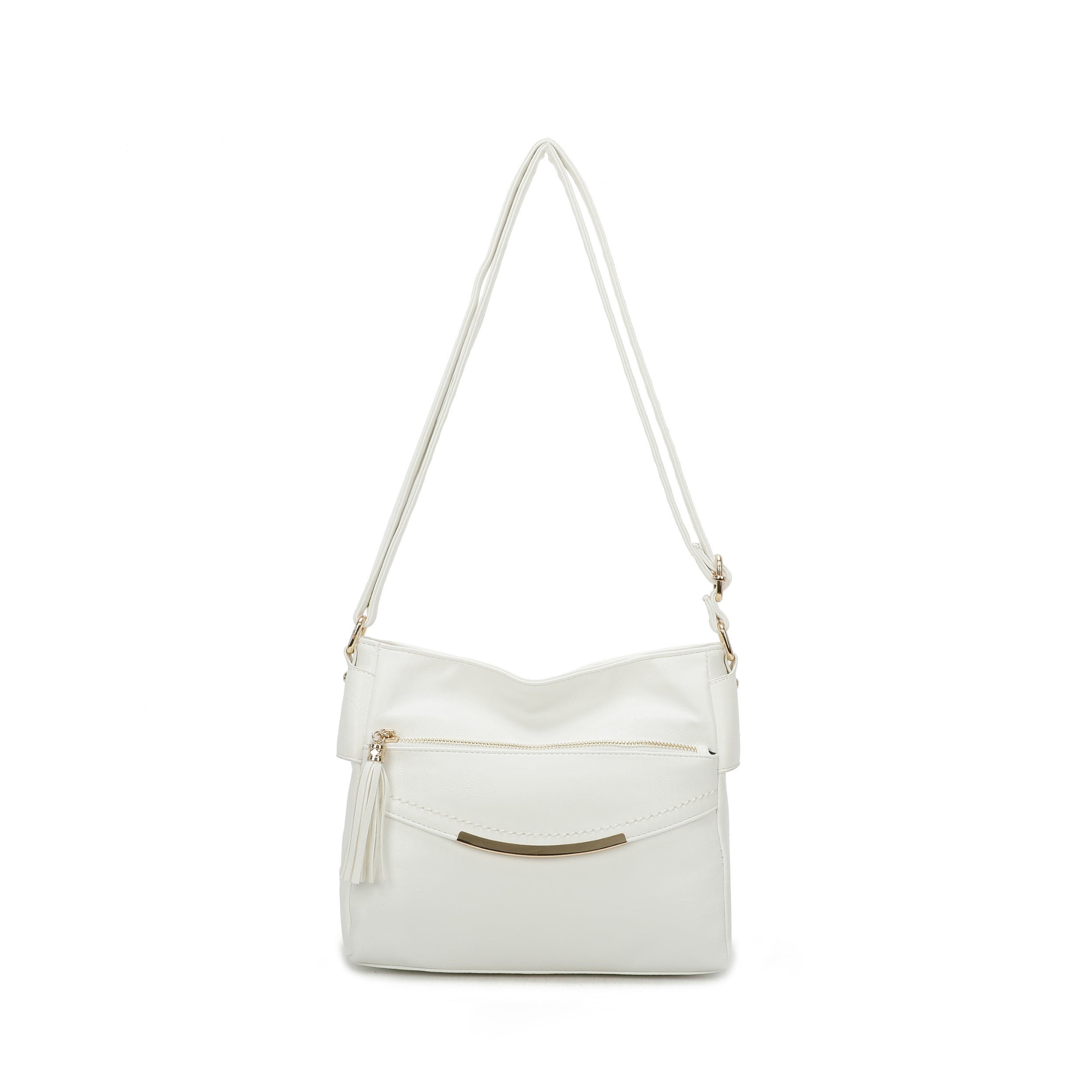 Craze London Satchel Bag with Front Double Pockets