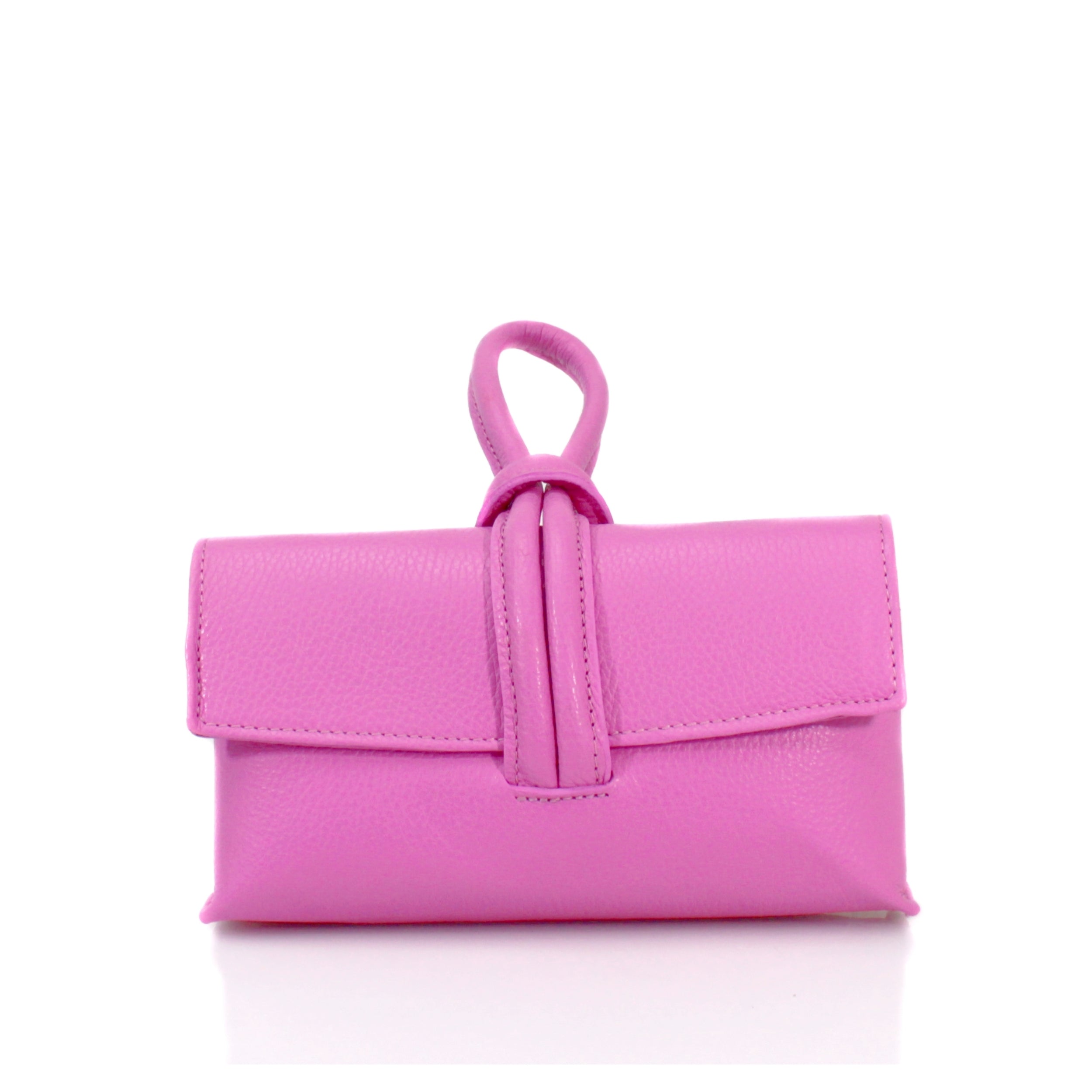 CrazeLondon Leather Clutch Bag