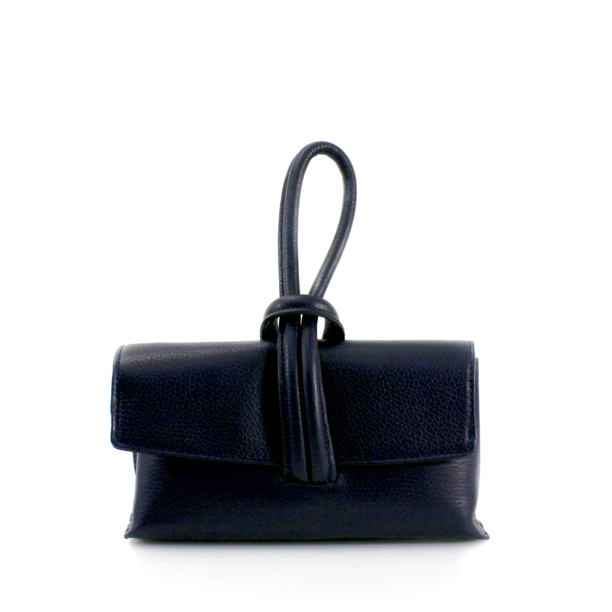 CrazeLondon Leather Clutch Bag