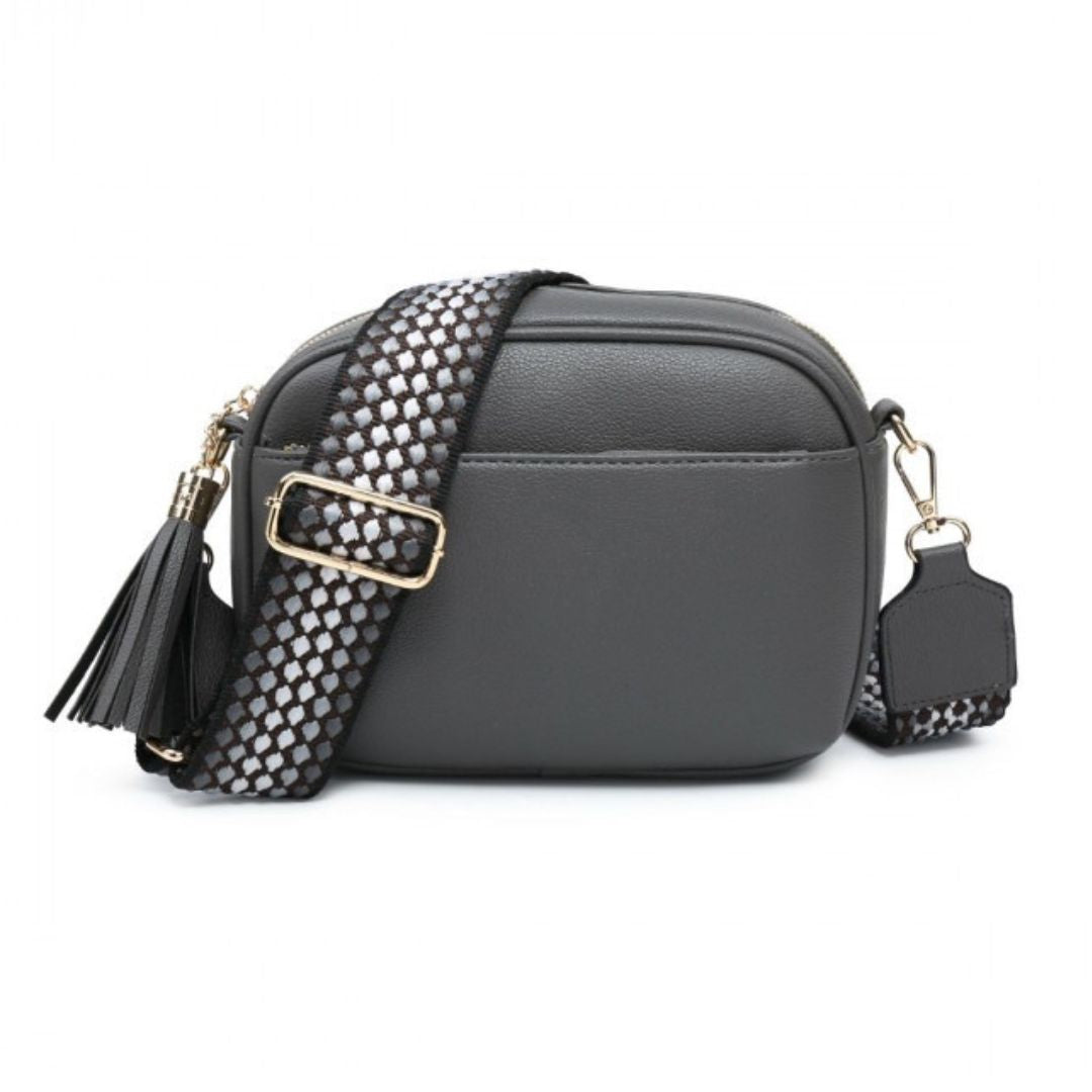 Craze London Cross Body Handbag with zip top section