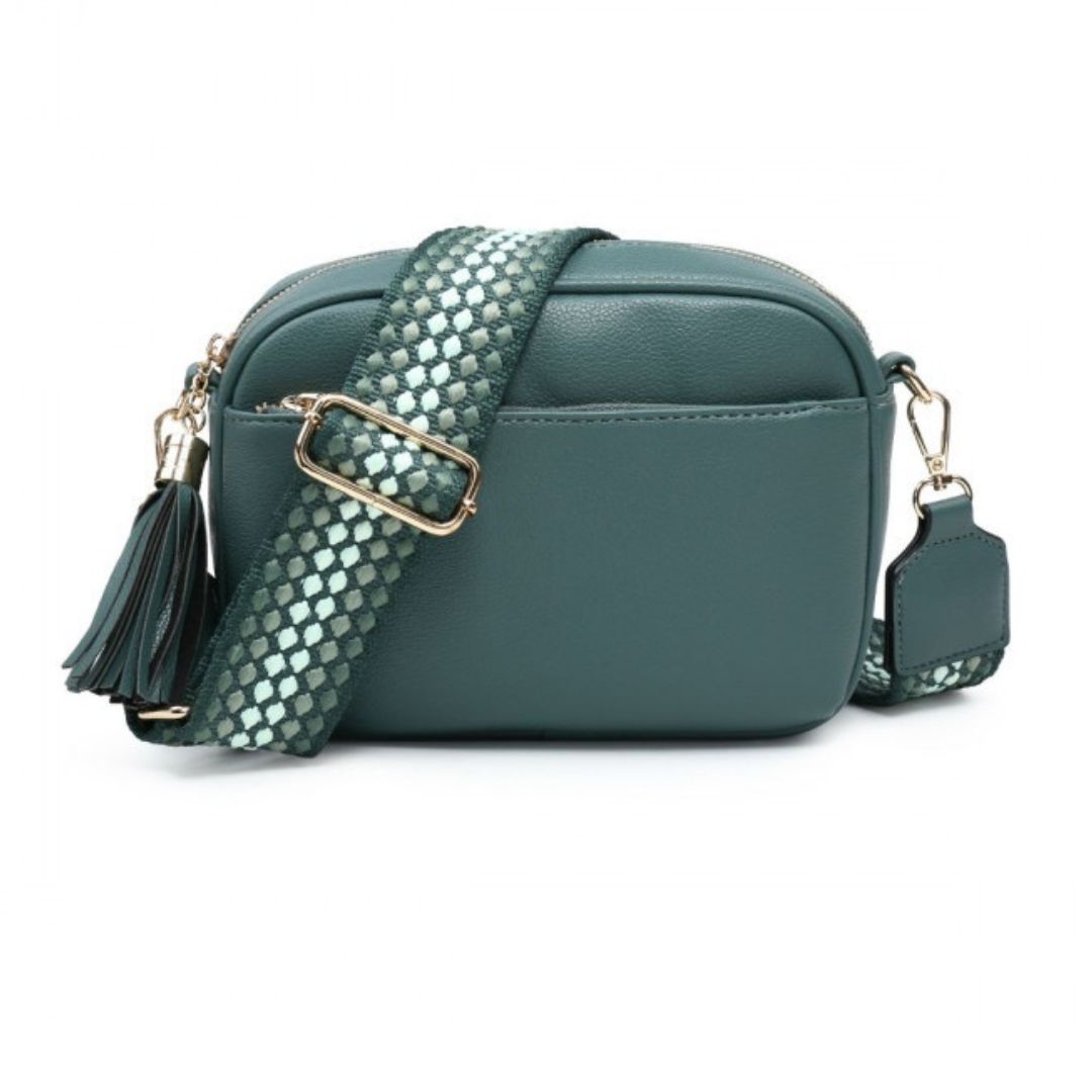 Craze London Cross Body Handbag with zip top section