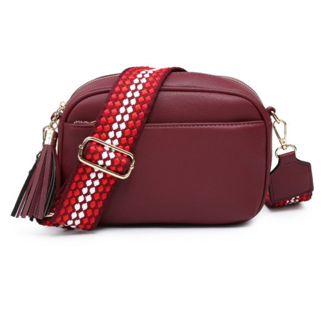 Craze London Cross Body Handbag with zip top section