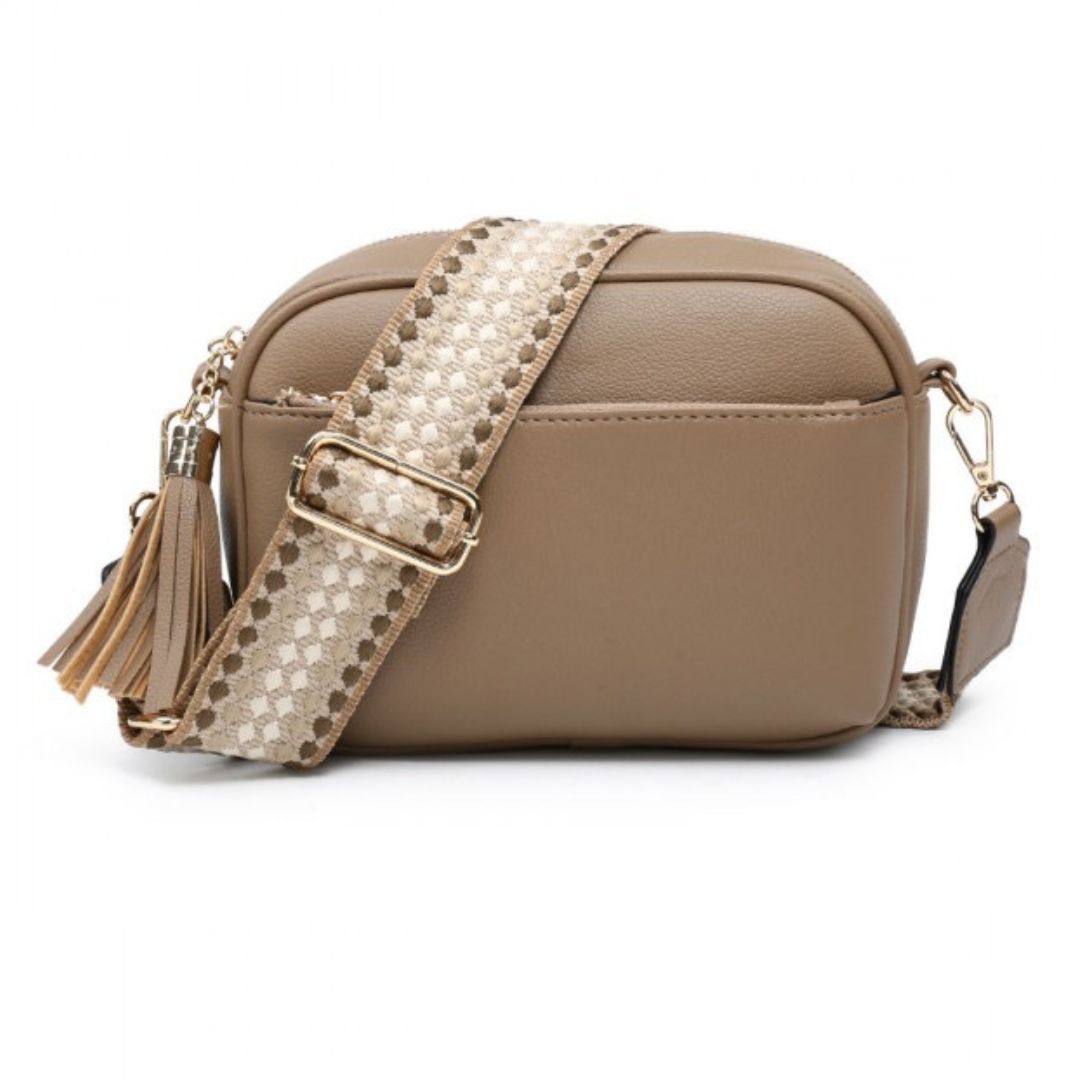 Craze London Cross Body Handbag with zip top section