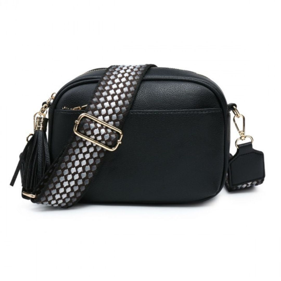 Craze London Cross Body Handbag with zip top section