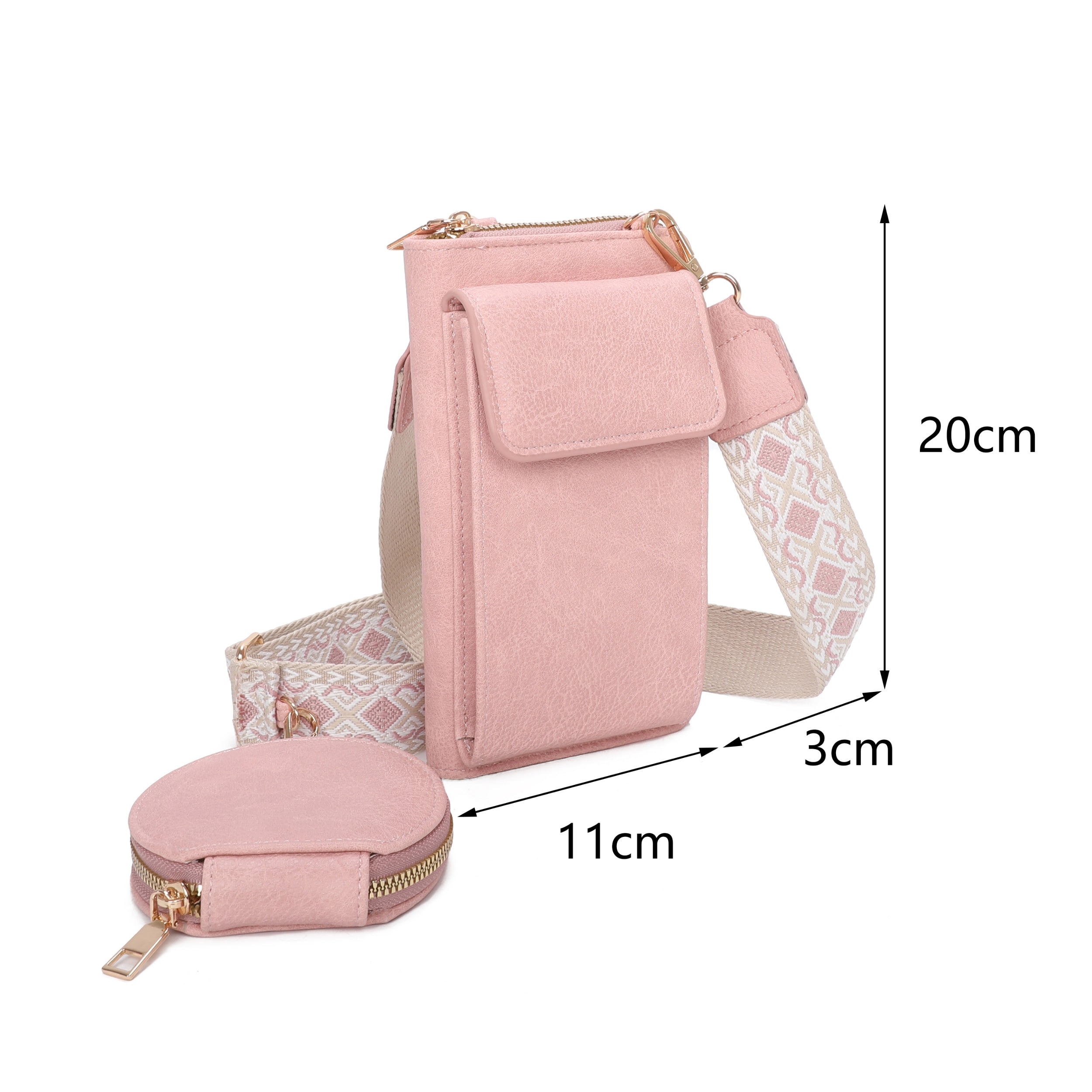 Craze London Crossbody bag with Phone Compartment