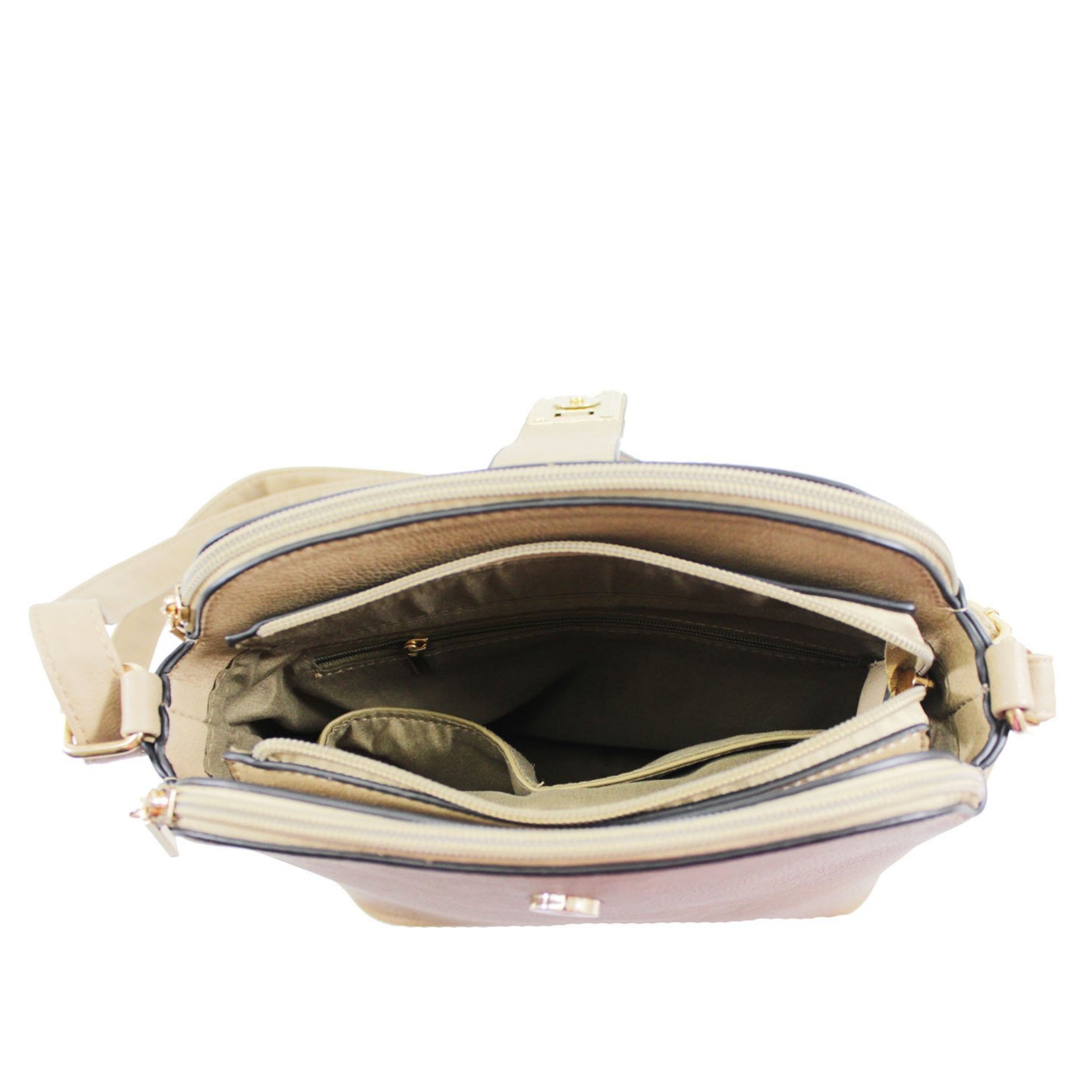 Craze London Crossbody bag with Back zip Pocket