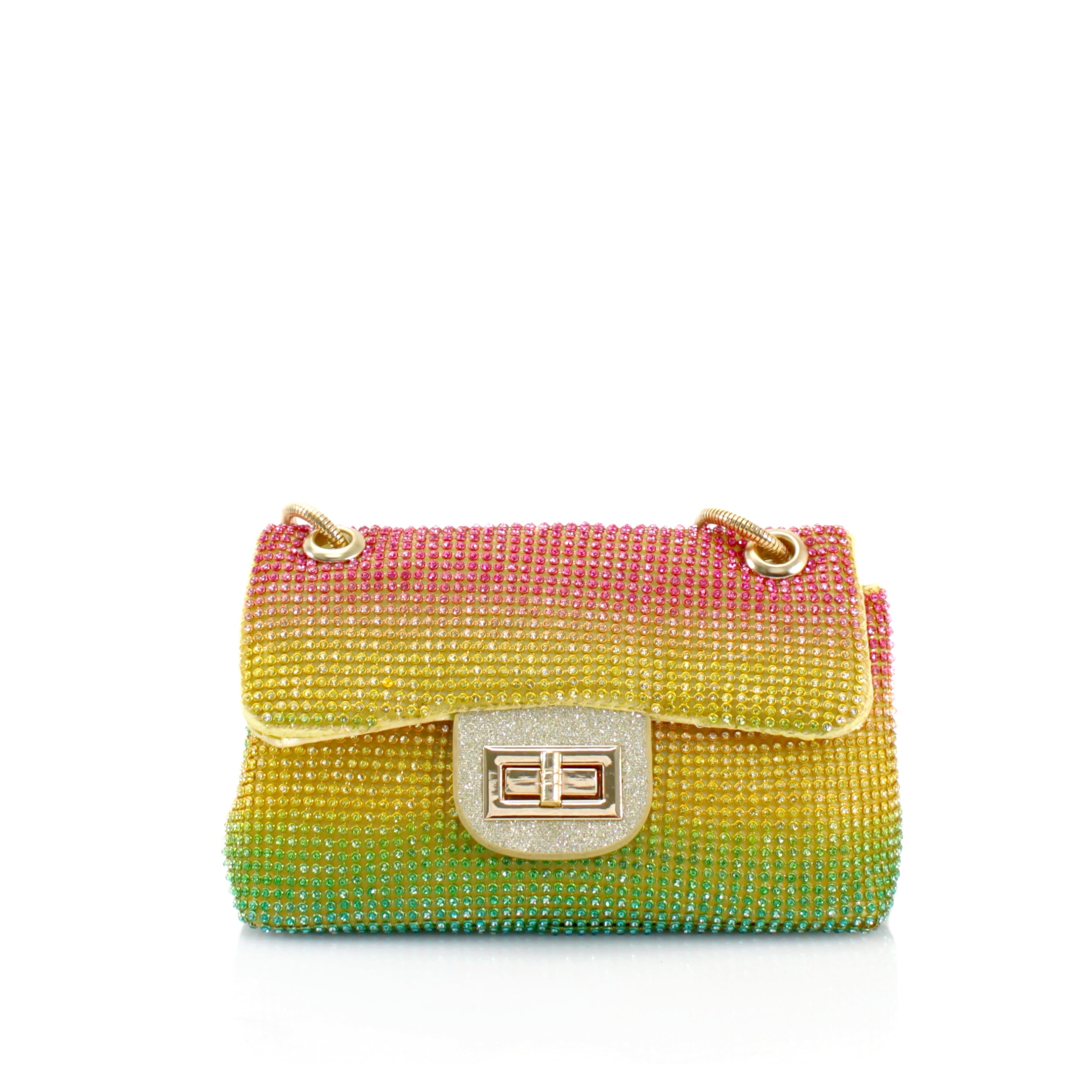 Craze London Diamante Clutch