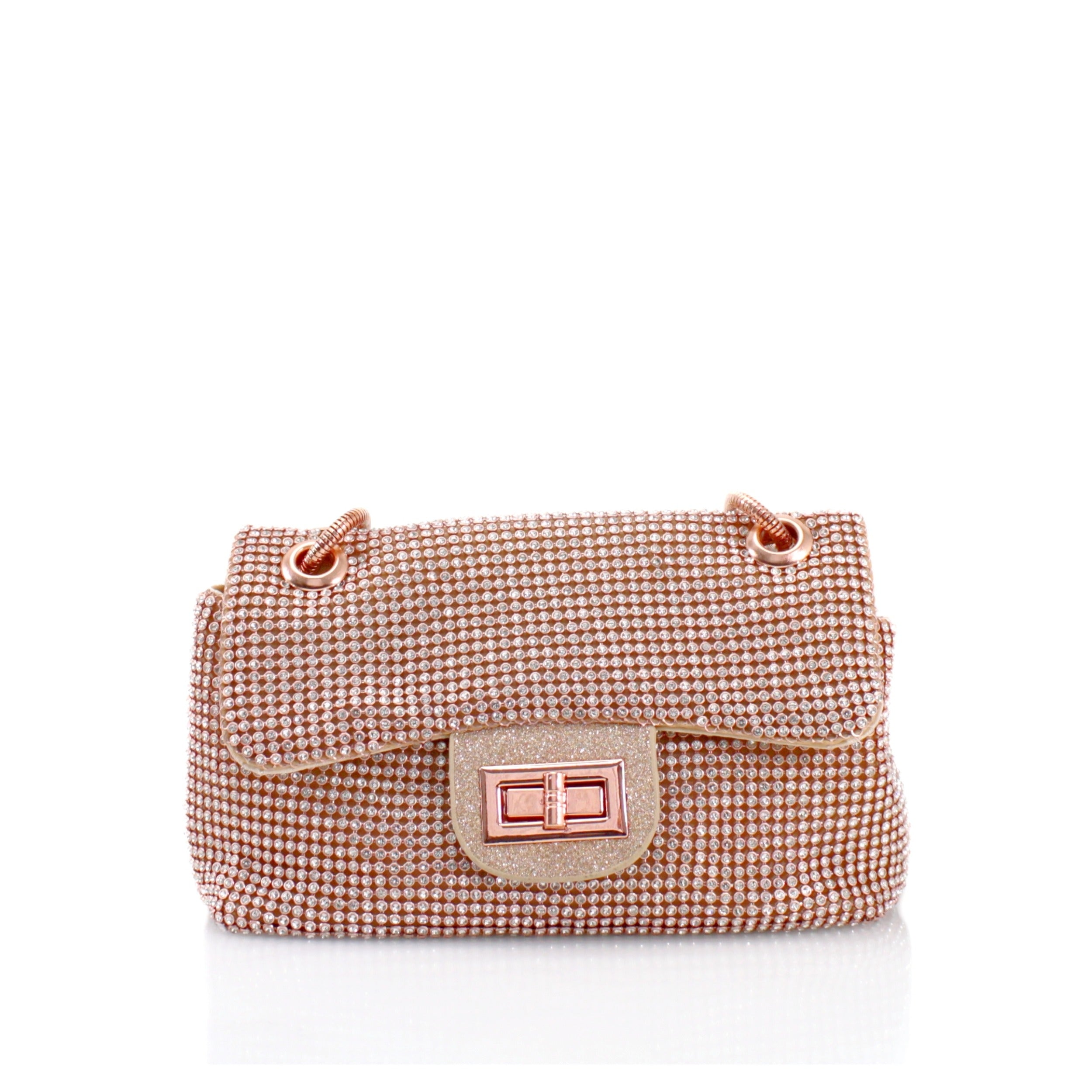 Craze London Diamante Clutch
