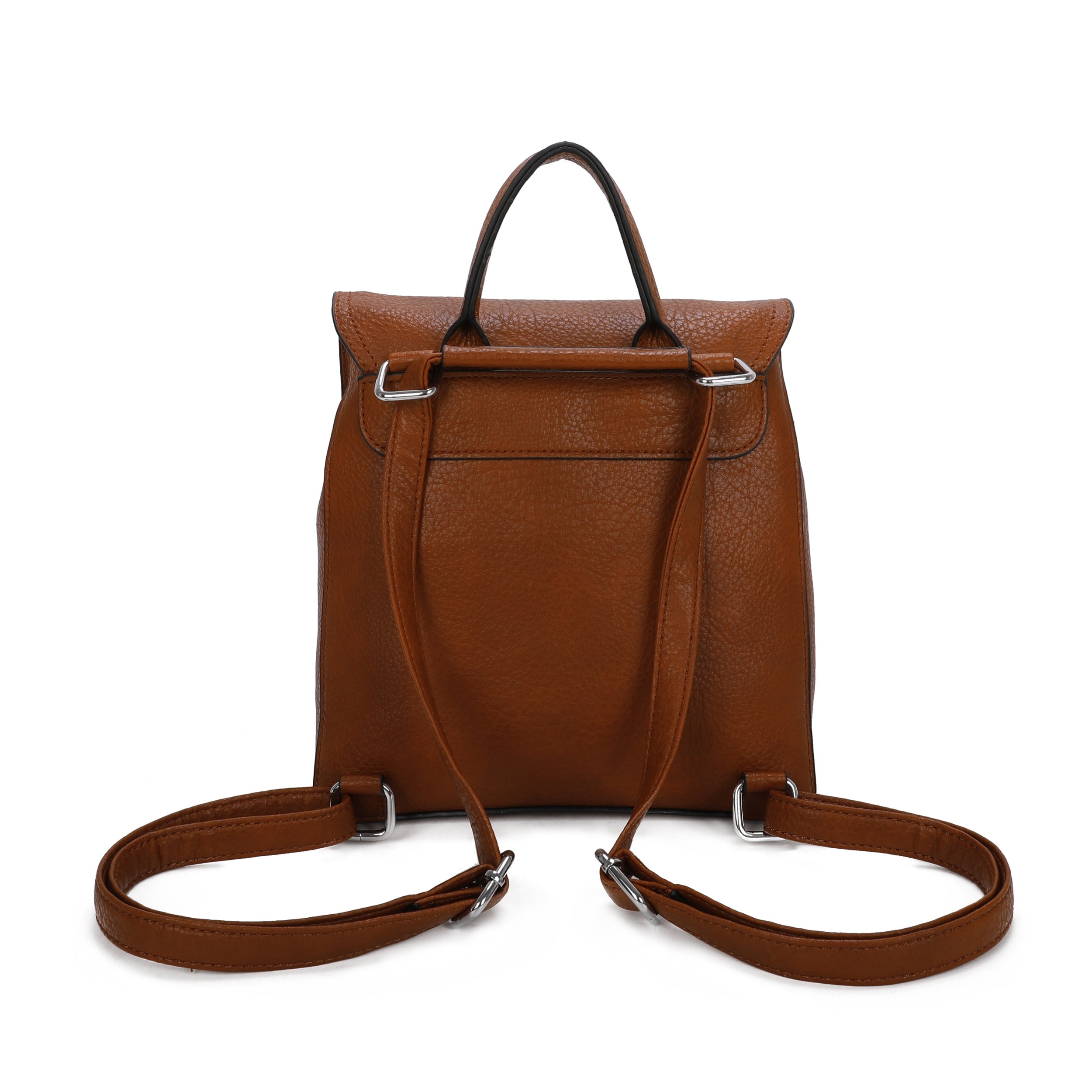 Craze London Flap over with twist lock Medium Backpack
