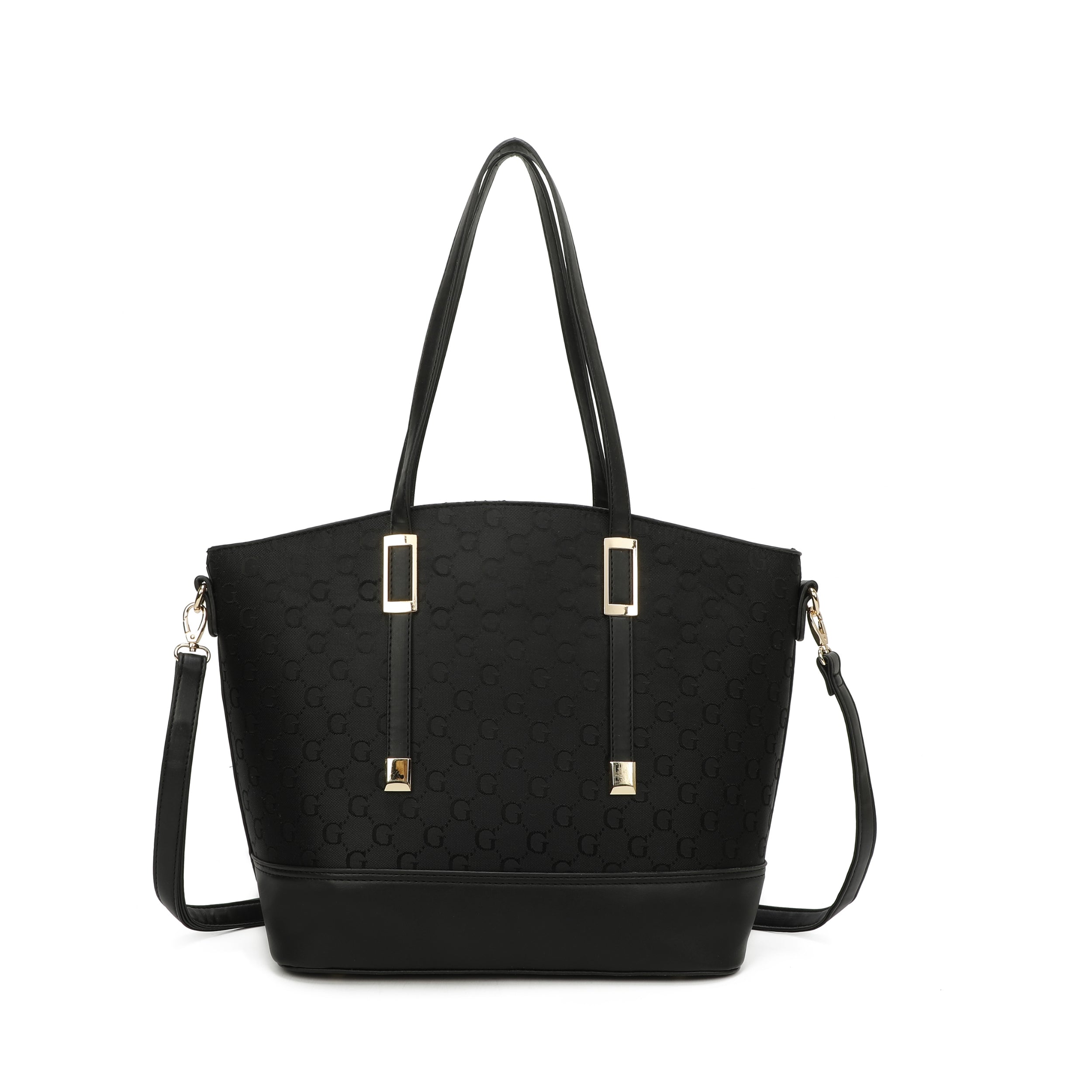 Craze London Gold tone metal hardware shoulder bag