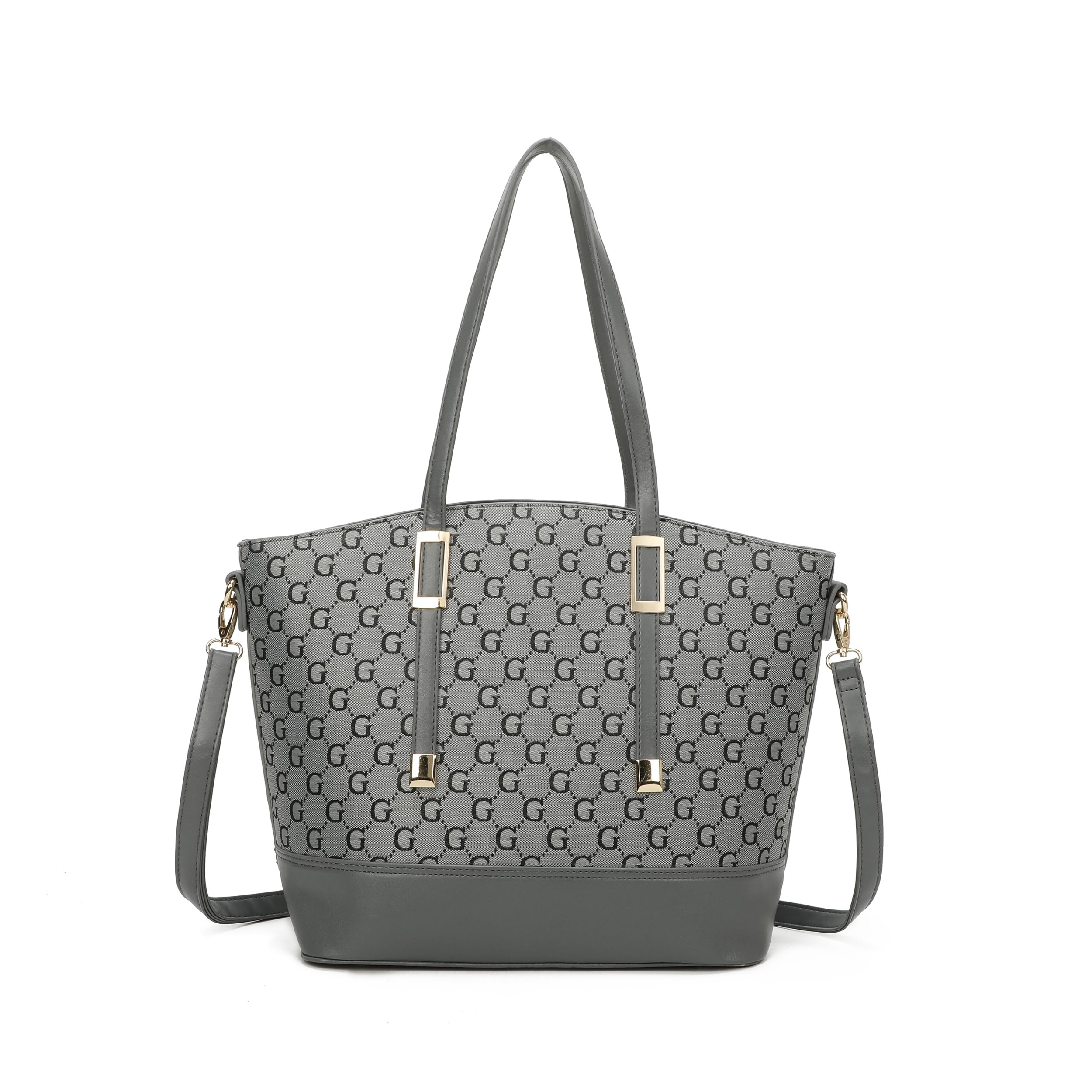 Craze London Gold tone metal hardware shoulder bag