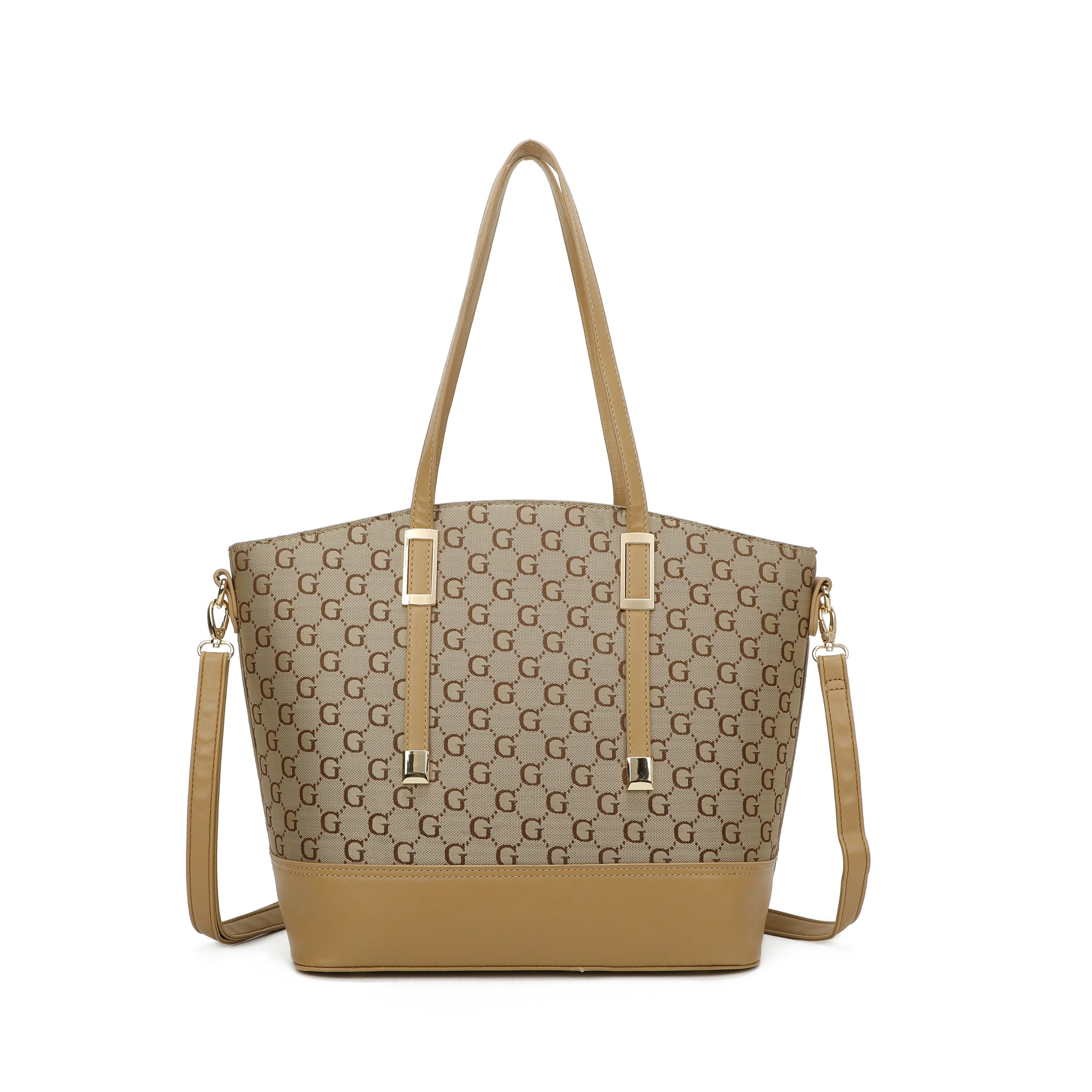 Craze London Gold tone metal hardware shoulder bag
