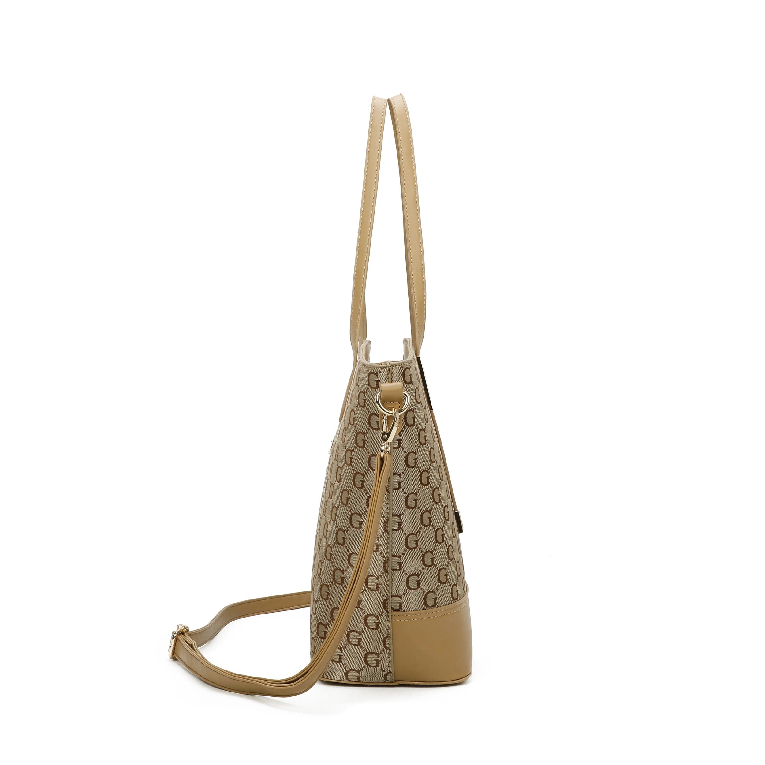Craze London Gold tone metal hardware shoulder bag
