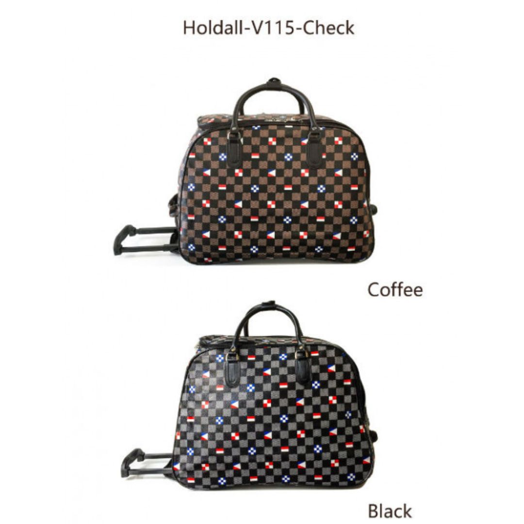 Craze London Holdall-115V-Check-Big