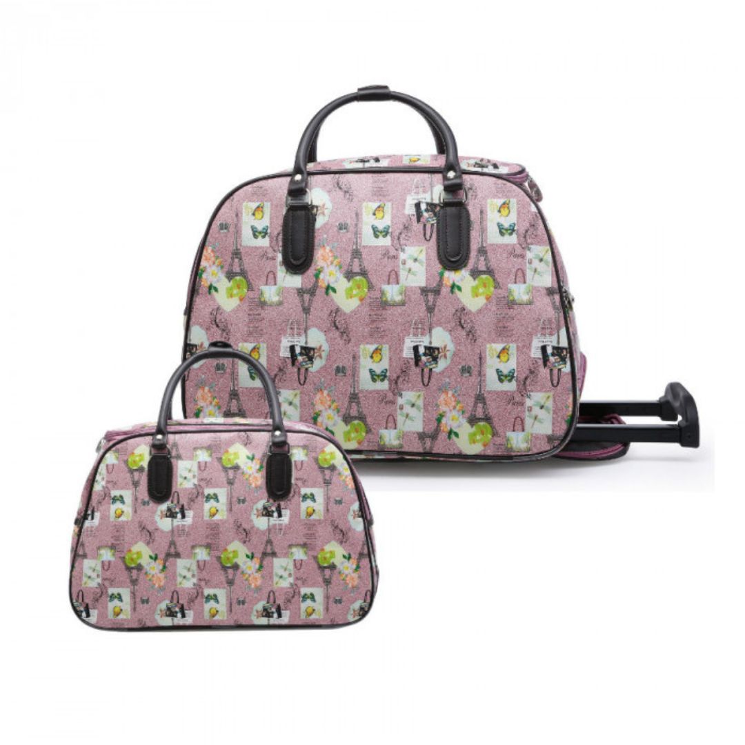 Craze London Holdall-968AT-Eiffel Tower-2in1