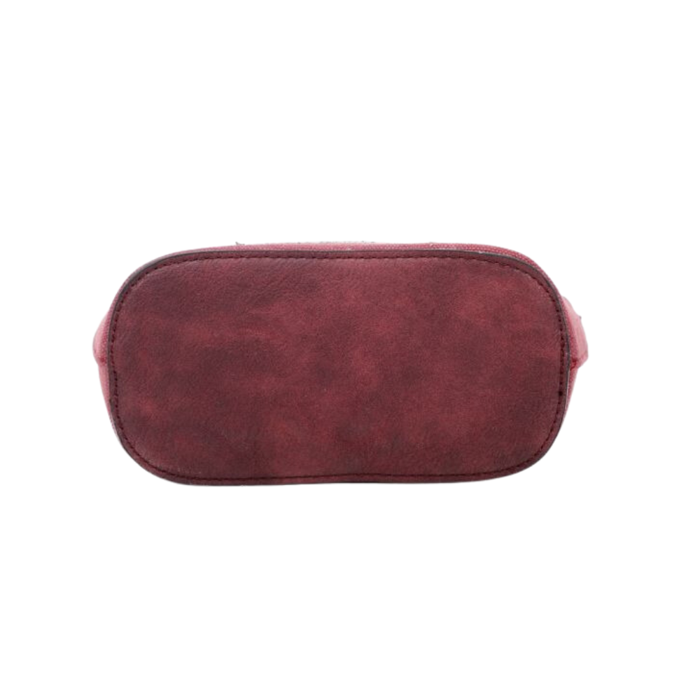 Craze London Little canvas shoulder bag with a zip pocket