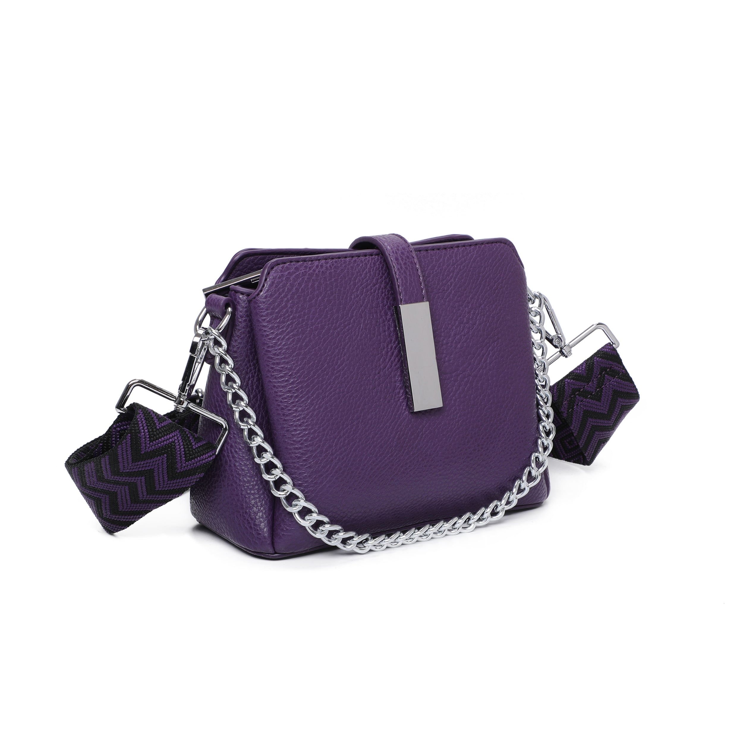 Mag dot flap extra closure Crossbody Bag