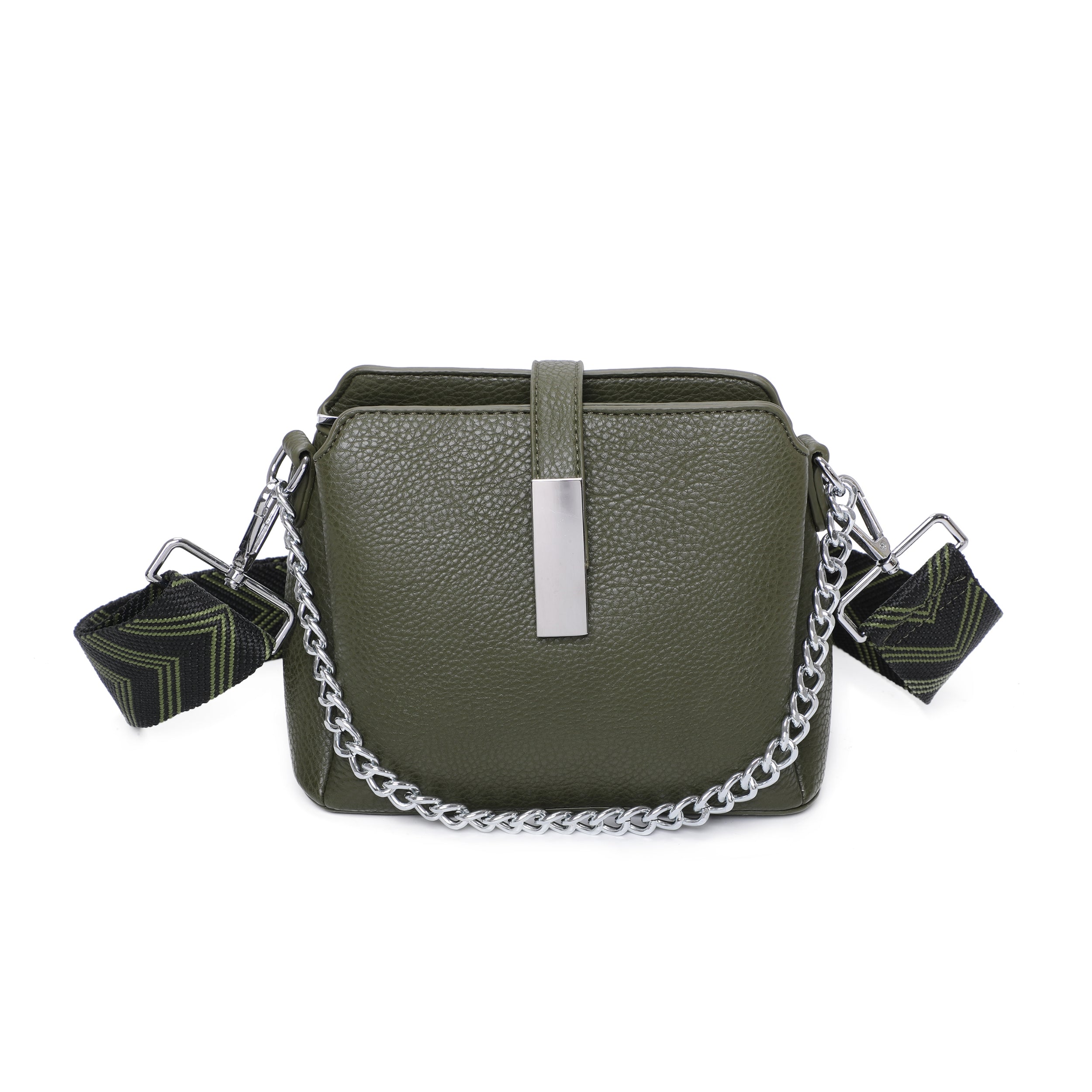 Mag dot flap extra closure Crossbody Bag