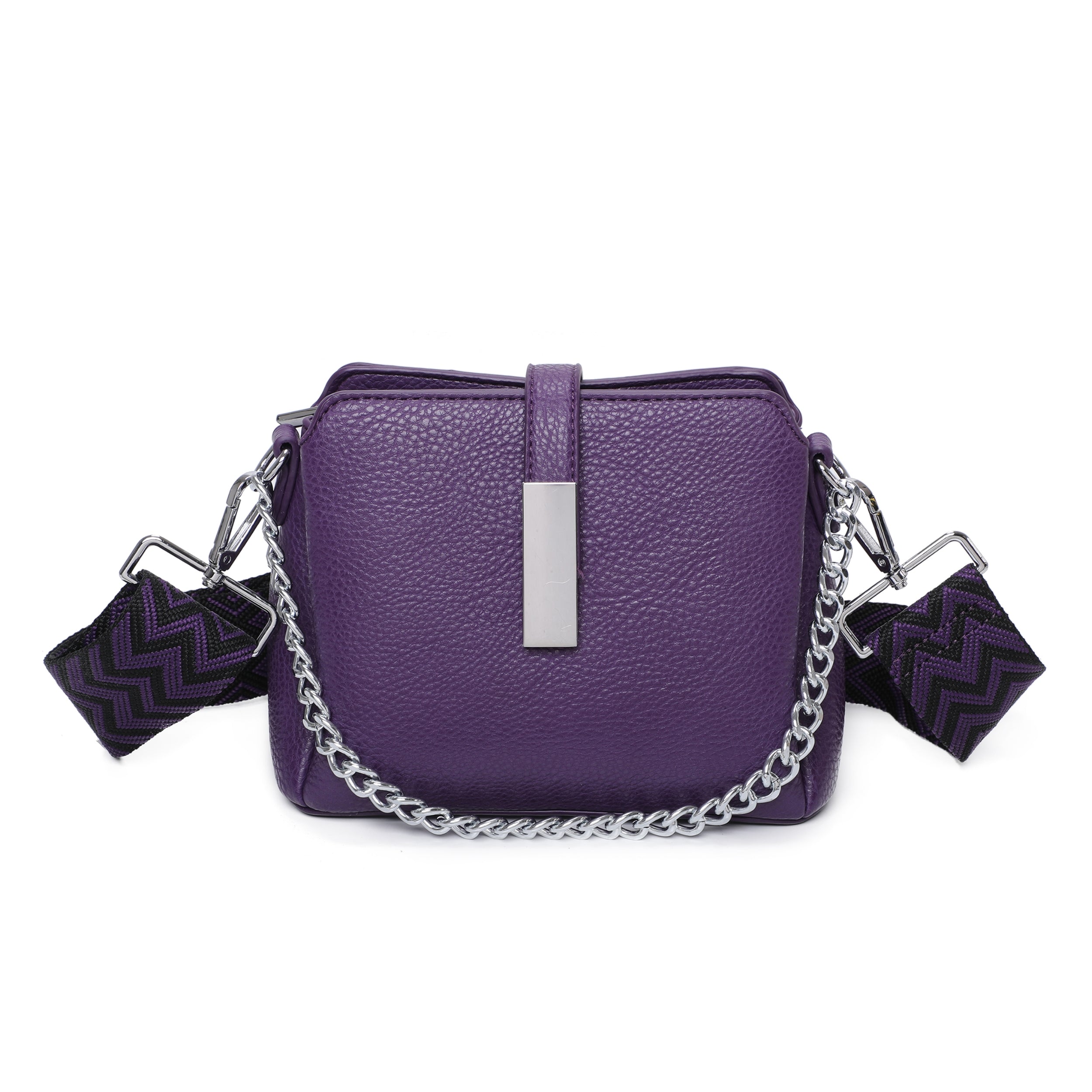 Mag dot flap extra closure Crossbody Bag