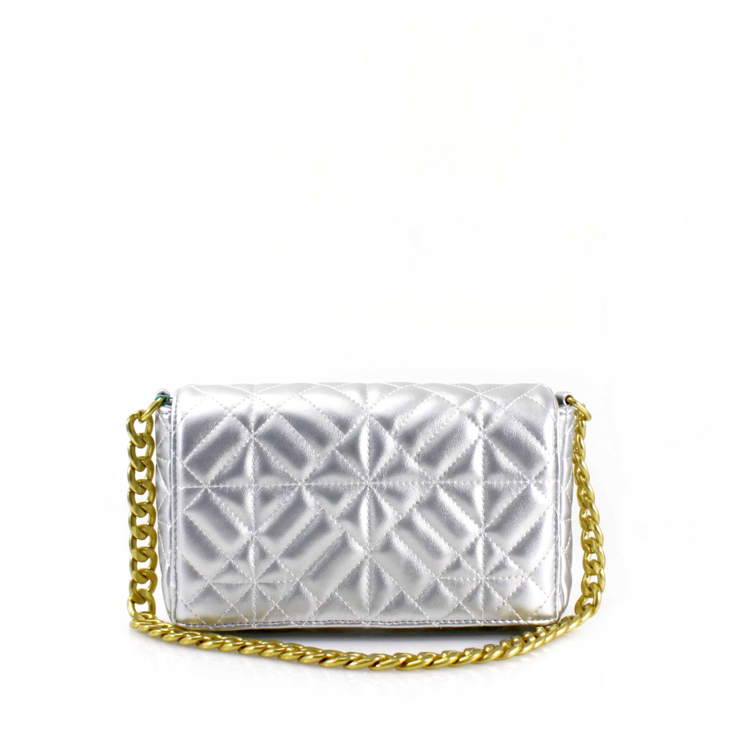 Craze London Quilted All over Big Chain Bag