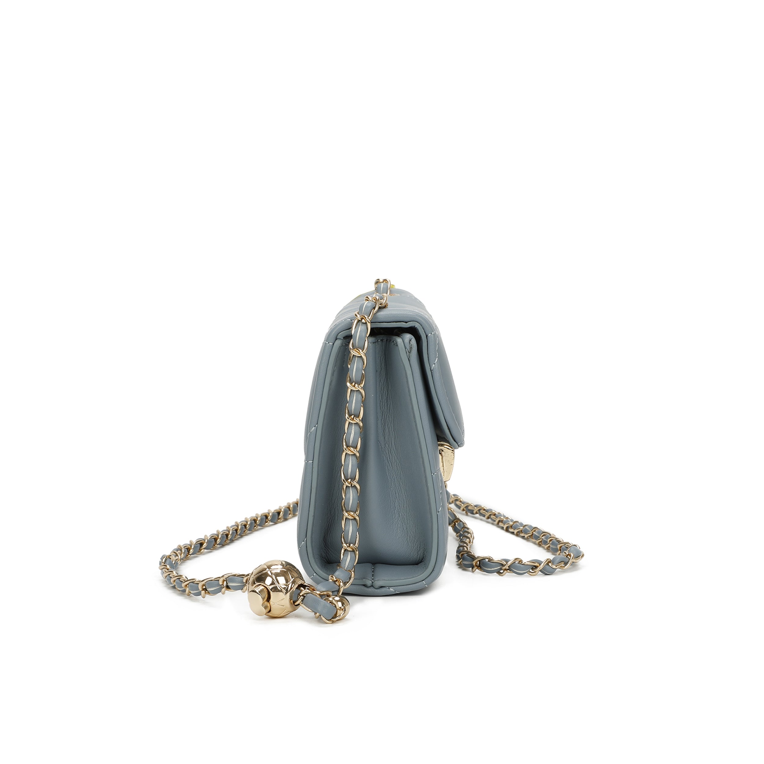 Craze London Quilted Crossbody Bag Top flap with magdot