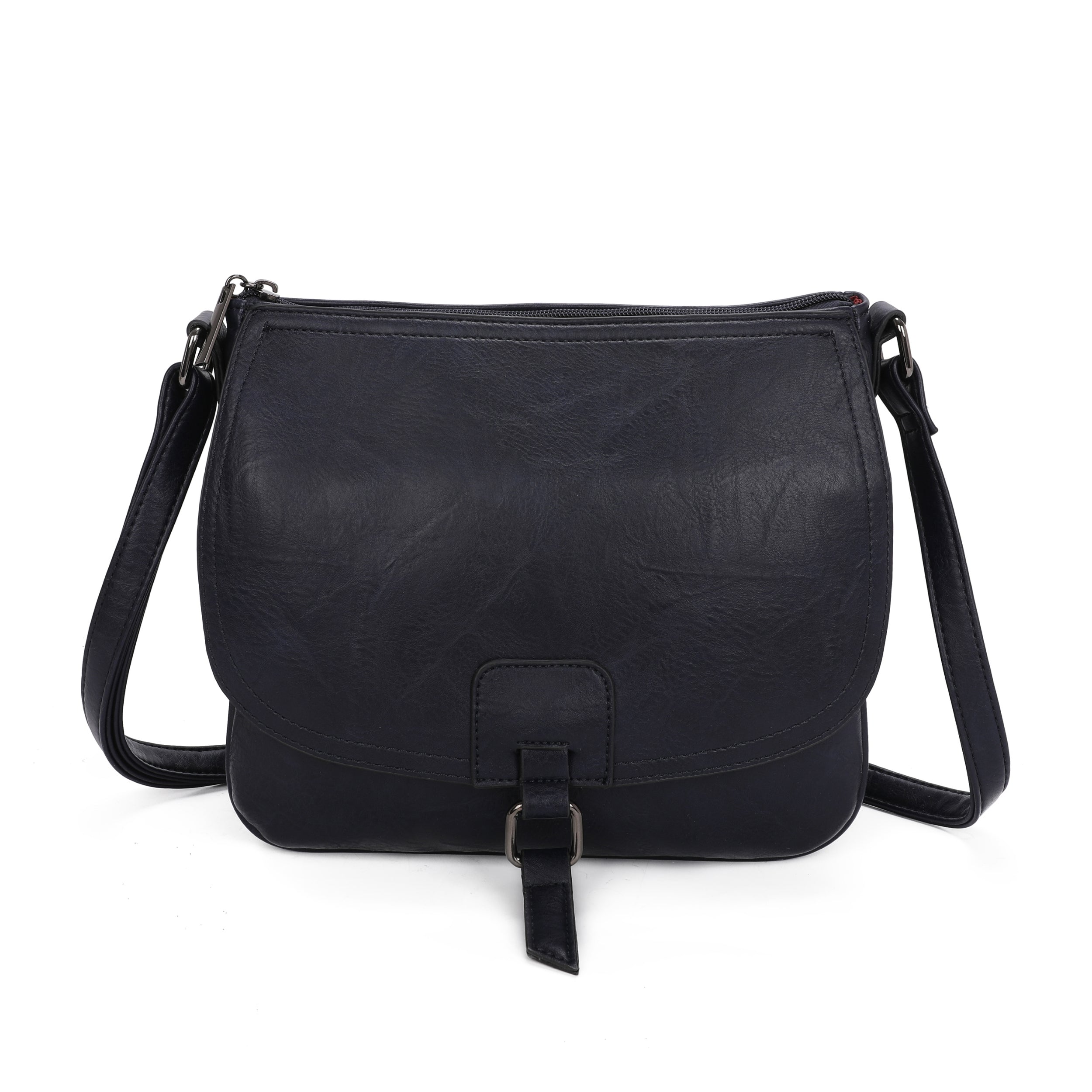 Craze London Real Leather Detailing Satchel Bag