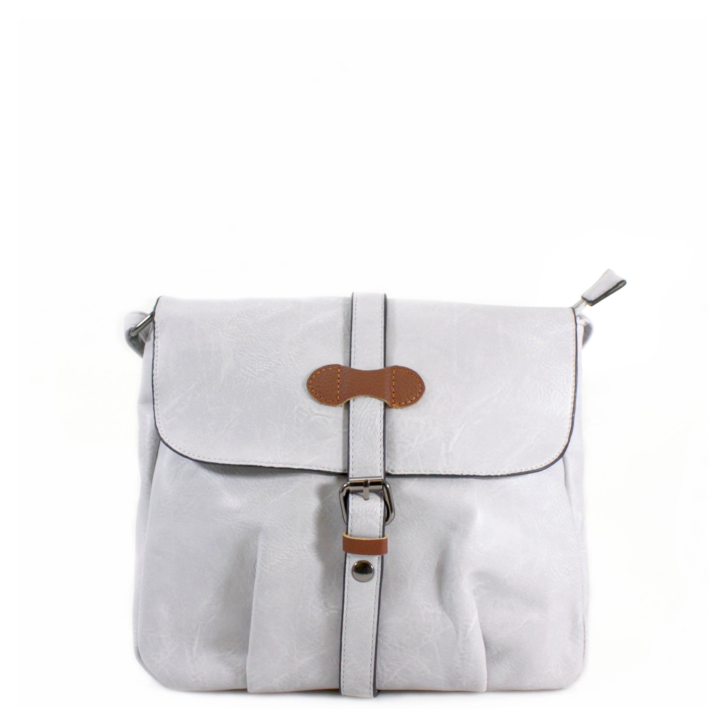 Craze London Real leather detailing Satchel Bag