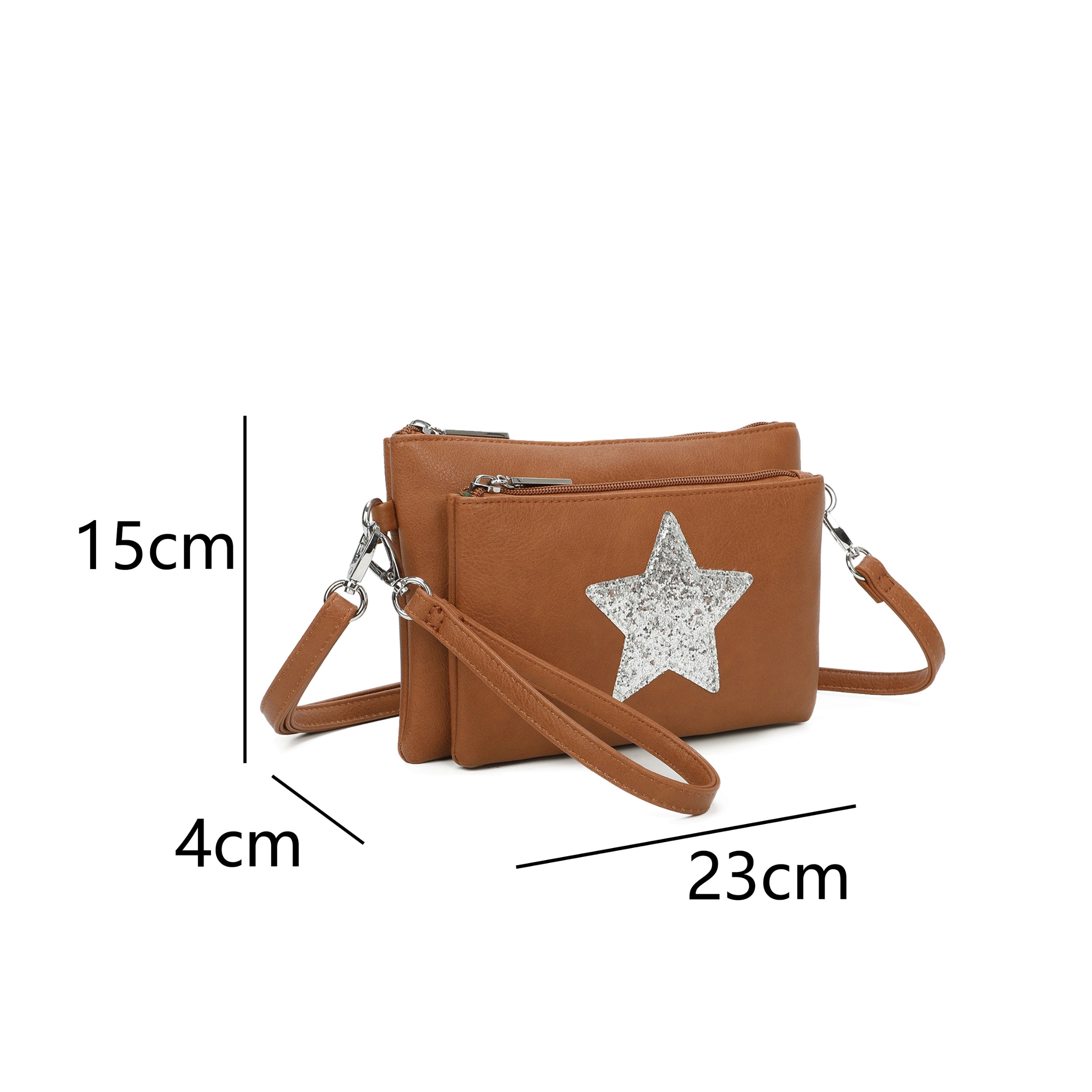 Craze London Star Crossbody Bag