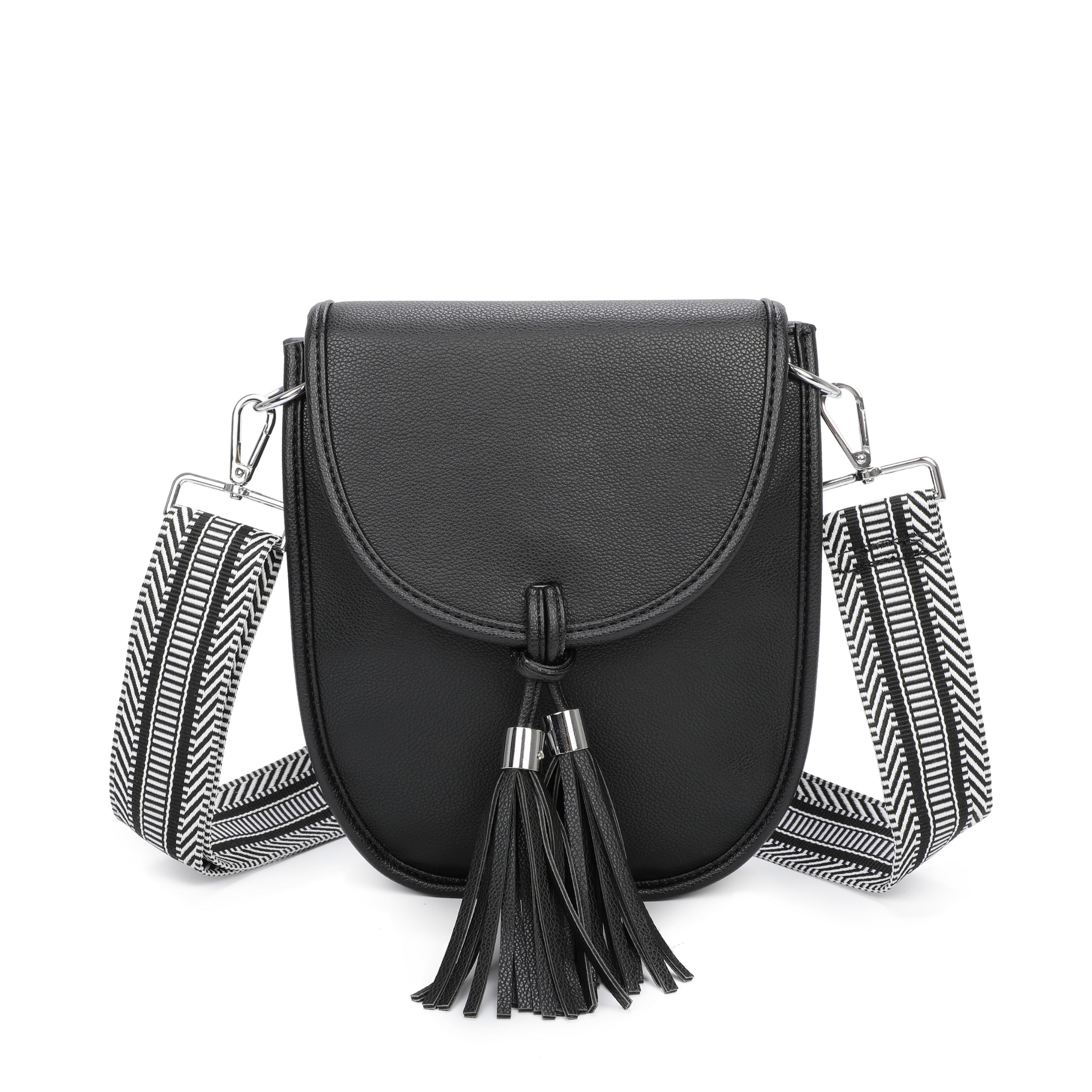 Tassel Cross body Bag with Internal Pocket