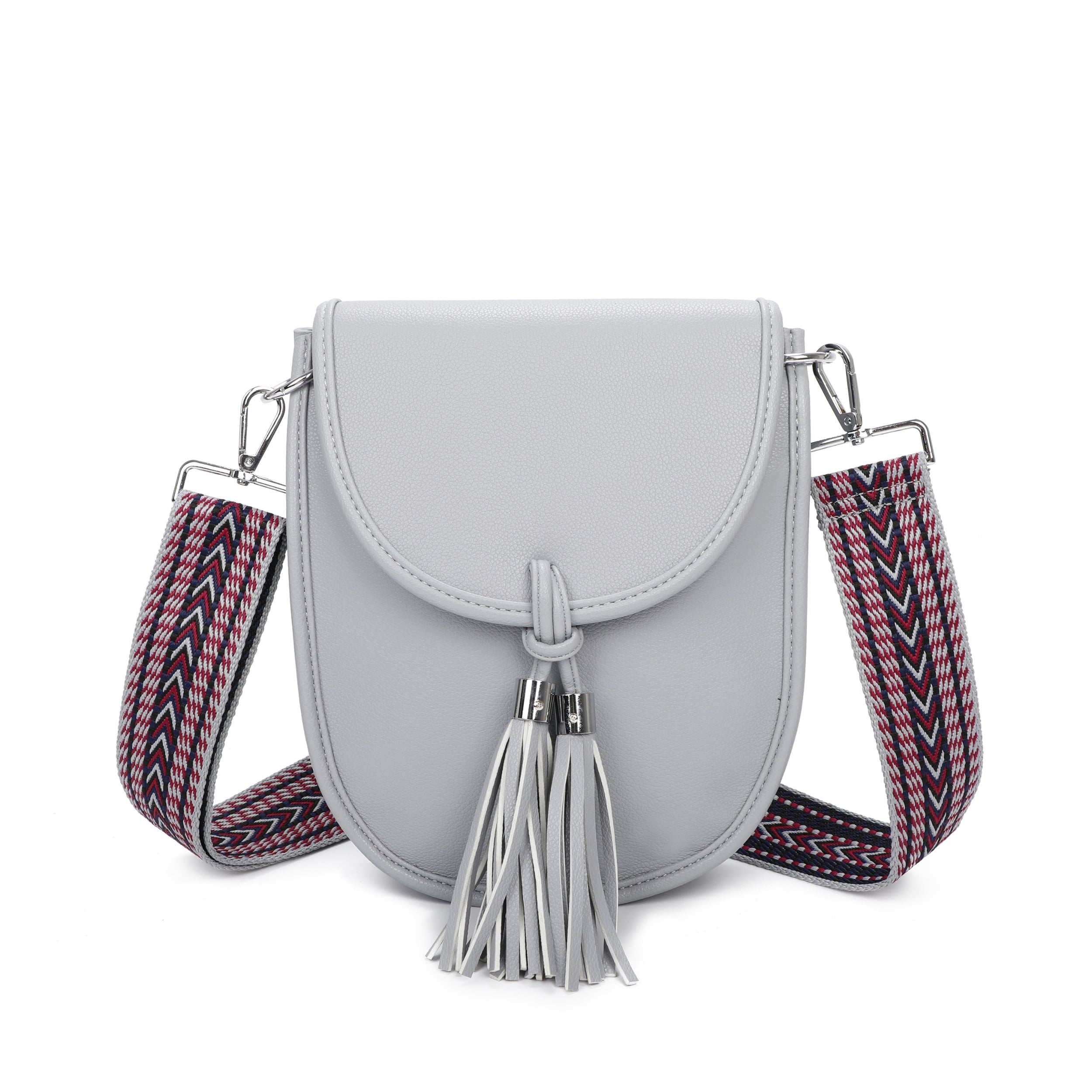 Tassel Cross body Bag with Internal Pocket