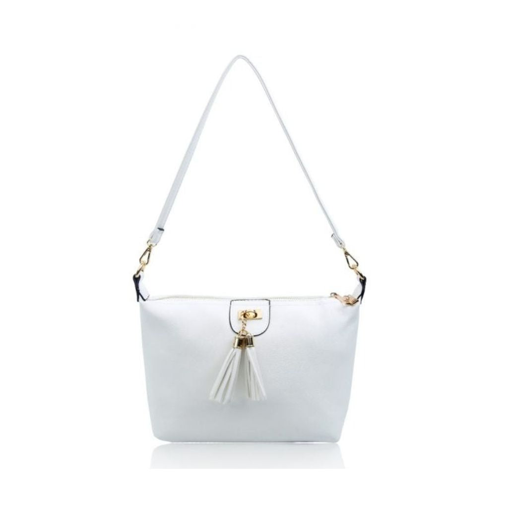 Tassel Detail Shoulder Bag