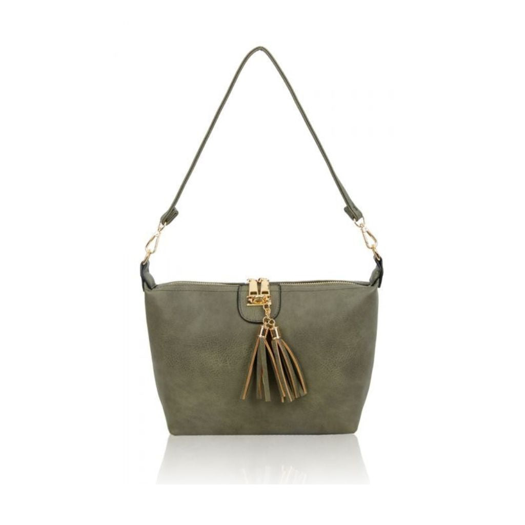 Tassel Detail Shoulder Bag