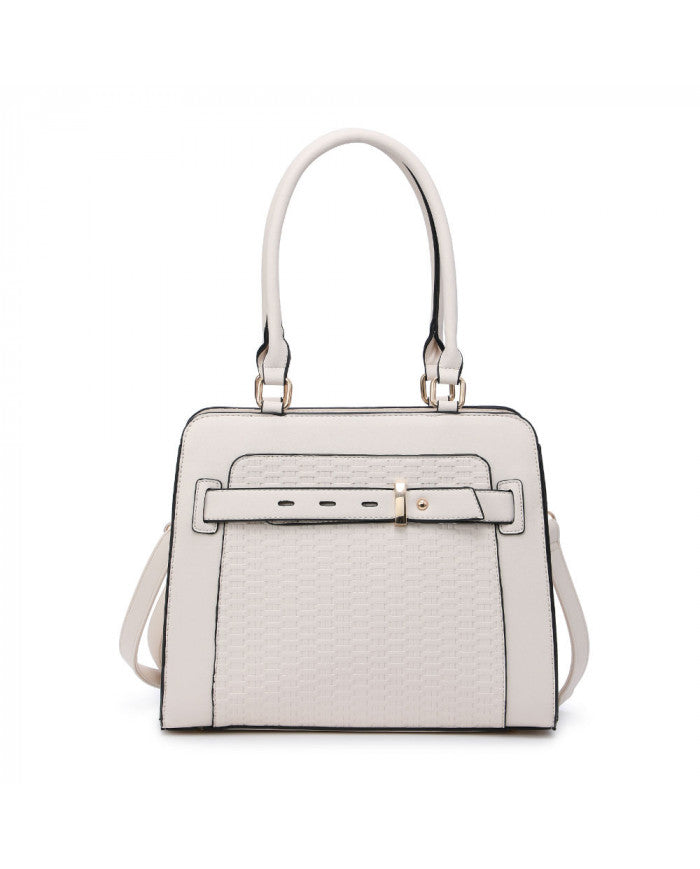 Craze London Tote Bag with Weave Pattern