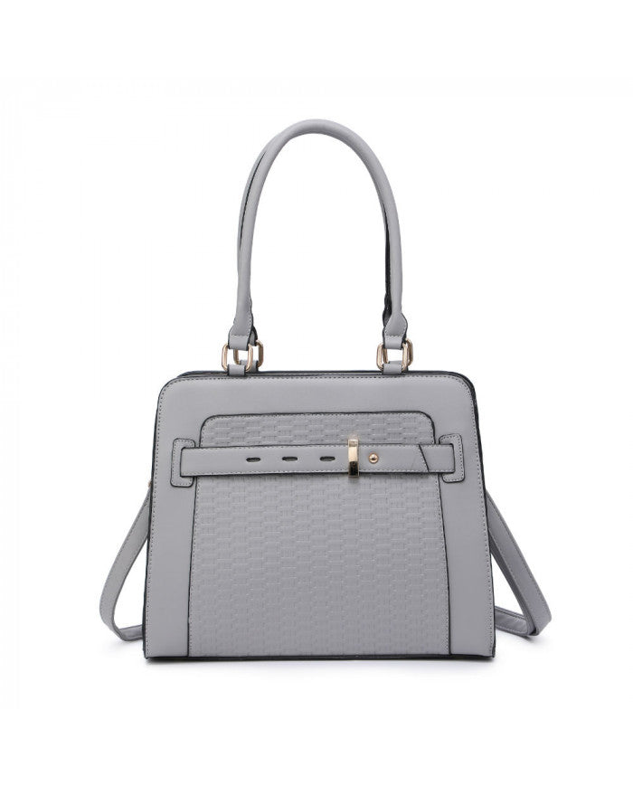 Craze London Tote Bag with Weave Pattern