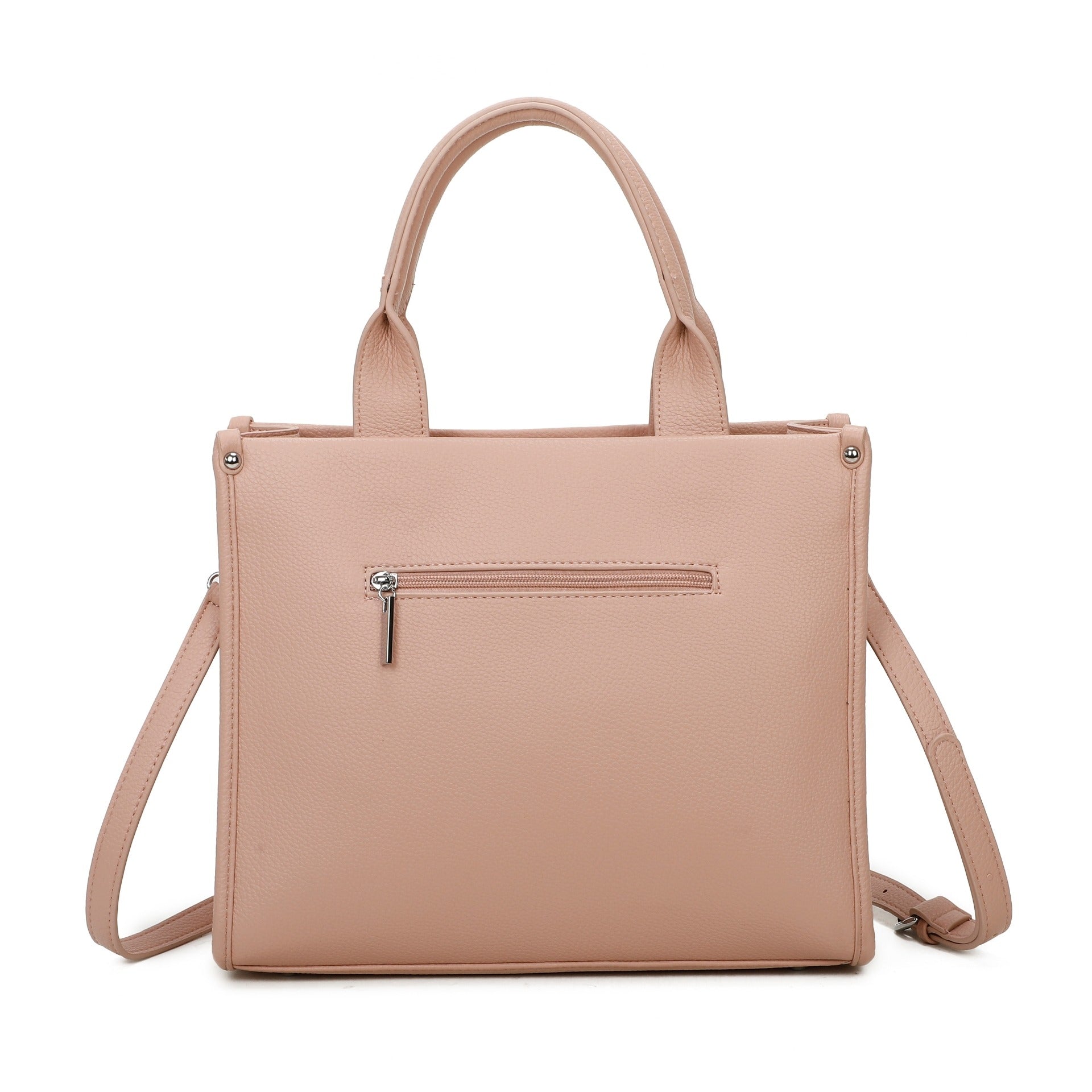 Craze London Synthetic Tote Bag with Internal Zip Pocket