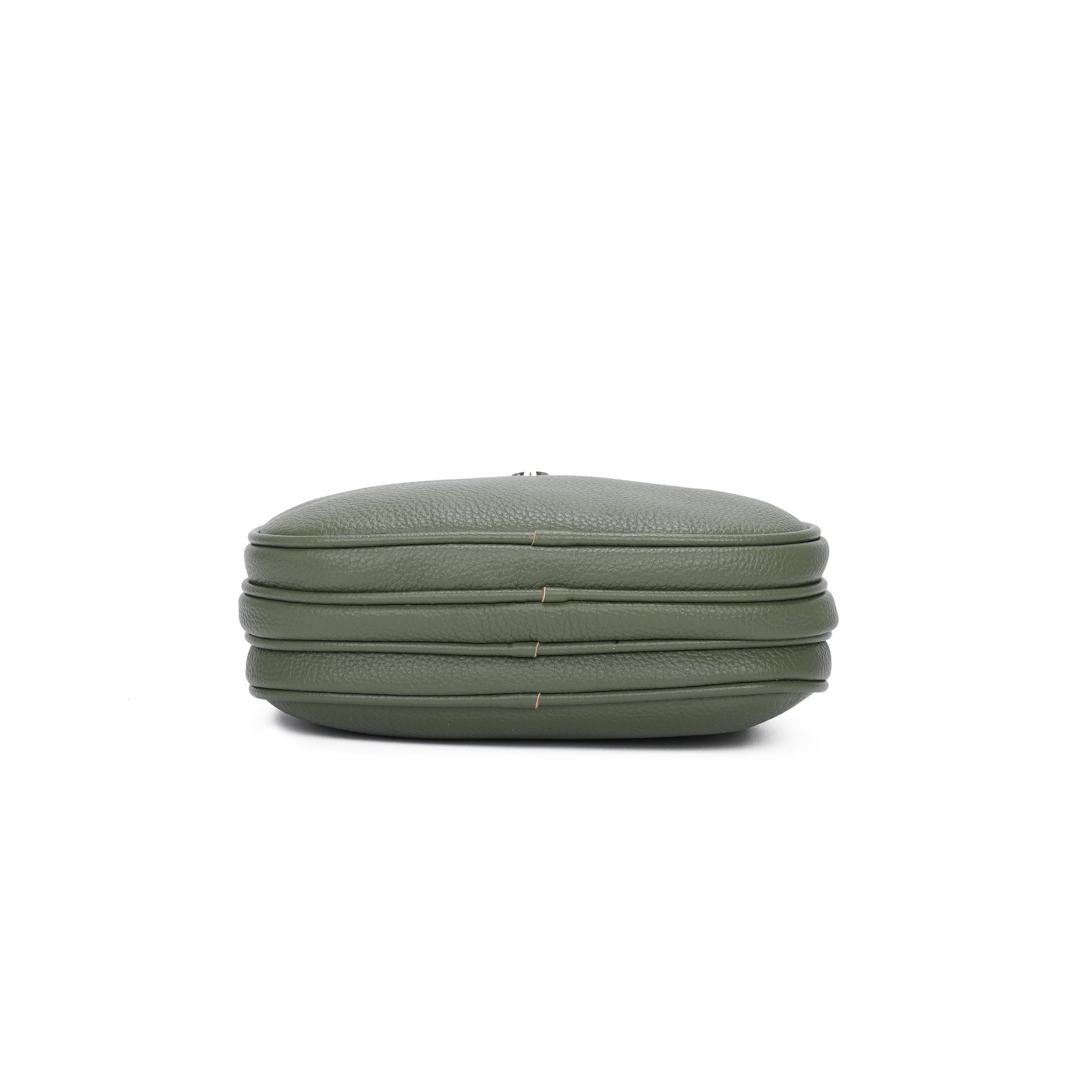 Triple zipped compartments Crossbody Bag