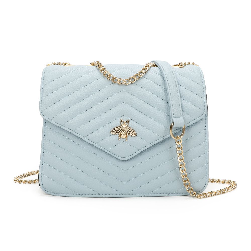 Women's Quilted Design Shoulder Handbag with Shoulder Strap