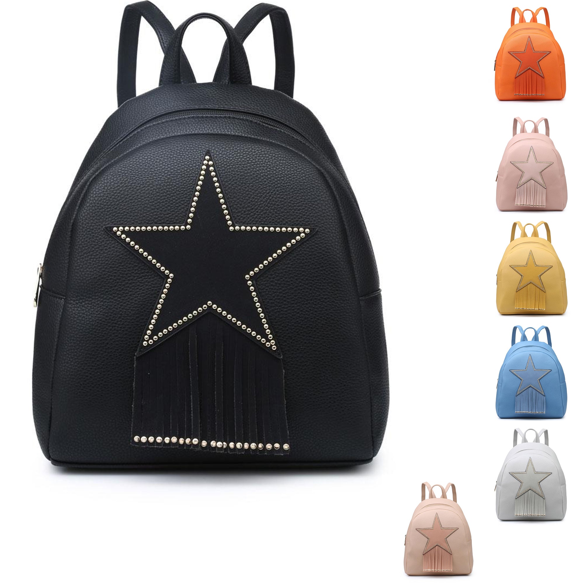 Small Backpack Fashion Shine Rucksack Travel Bag (1286_MILANO)