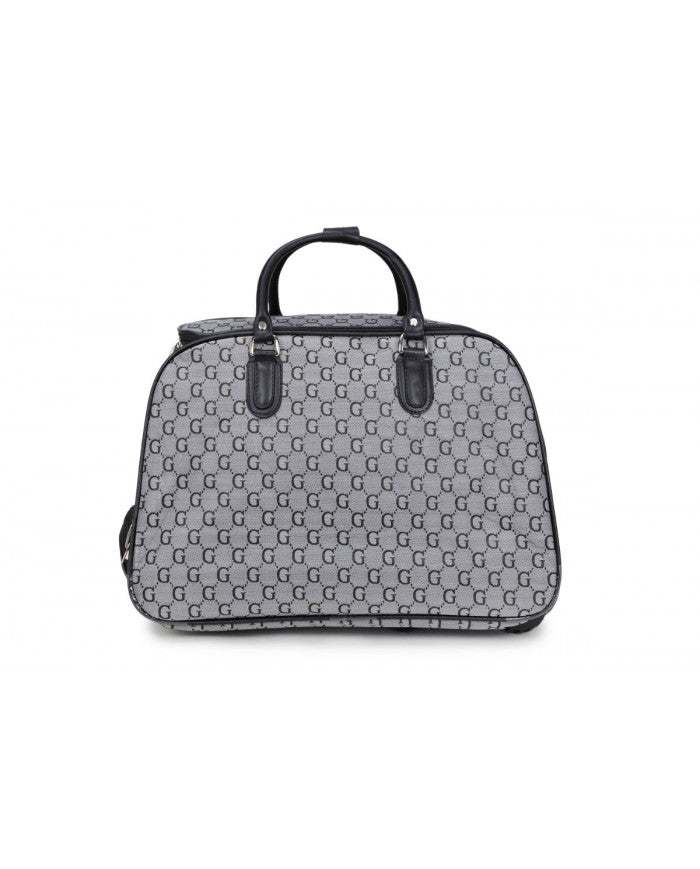 Craze London Unisex Travel Holdall Bags Hand Luggage Design Print Weekend Wheeled Trolley Bag
