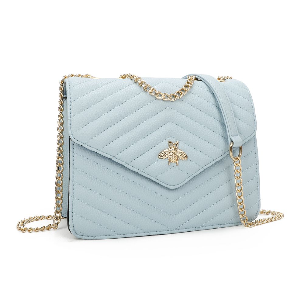 Women's Quilted Design Shoulder Handbag with Shoulder Strap