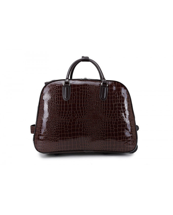 Craze London Unisex Travel Holdall Bags Hand Luggage Design Print Weekend Wheeled Trolley Bag
