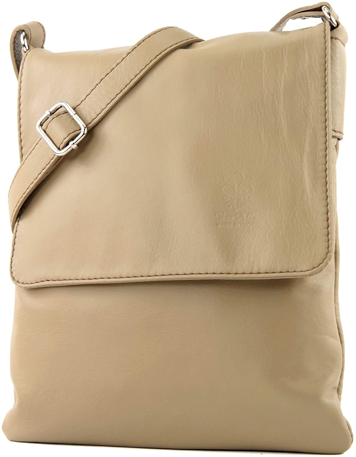 Genuine Italian Leather Verapelle Large Cross body Bag (206S)