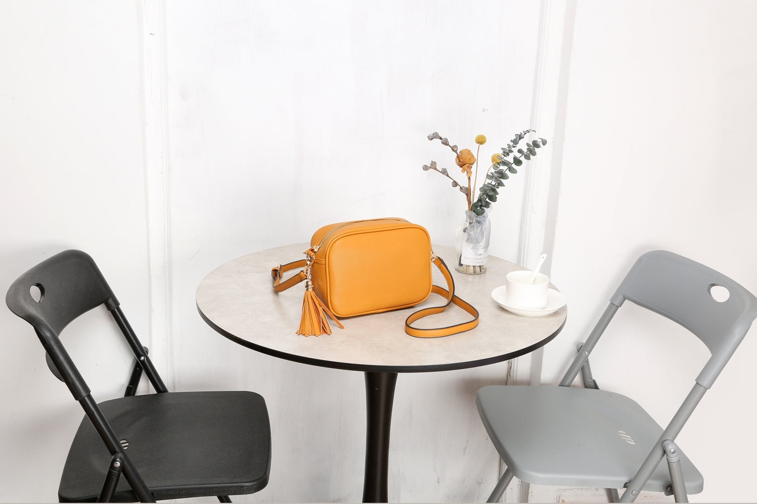 Womens Messenger Cross Body Multiple Pockets Handbag